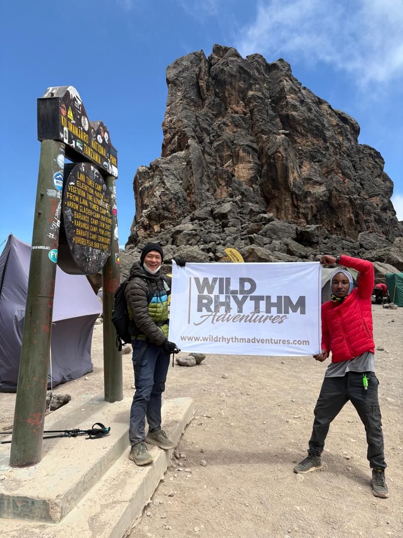 New year on Mount Kilimanjaro