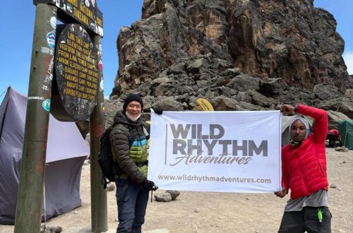 New year on Mount Kilimanjaro