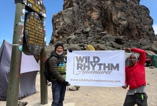 New year on Mount Kilimanjaro